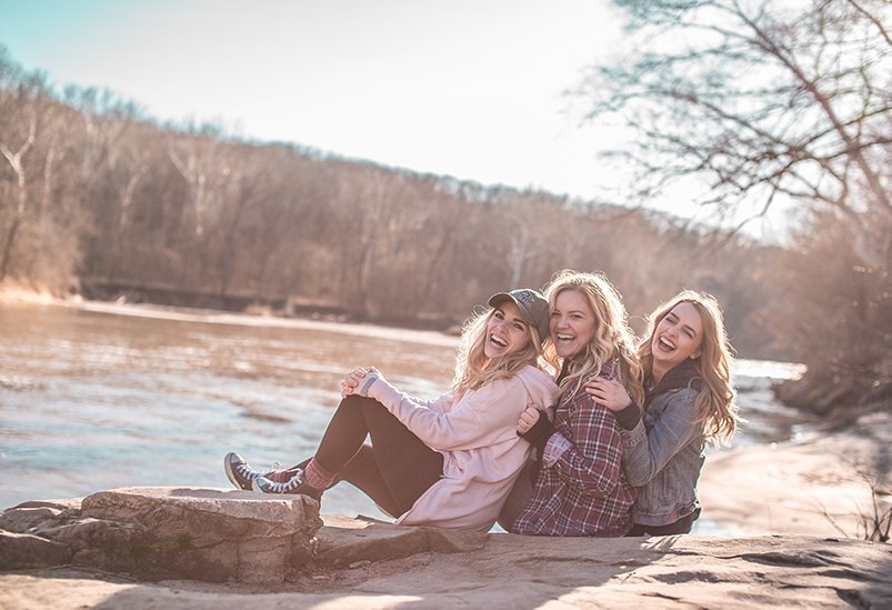 friends laughing