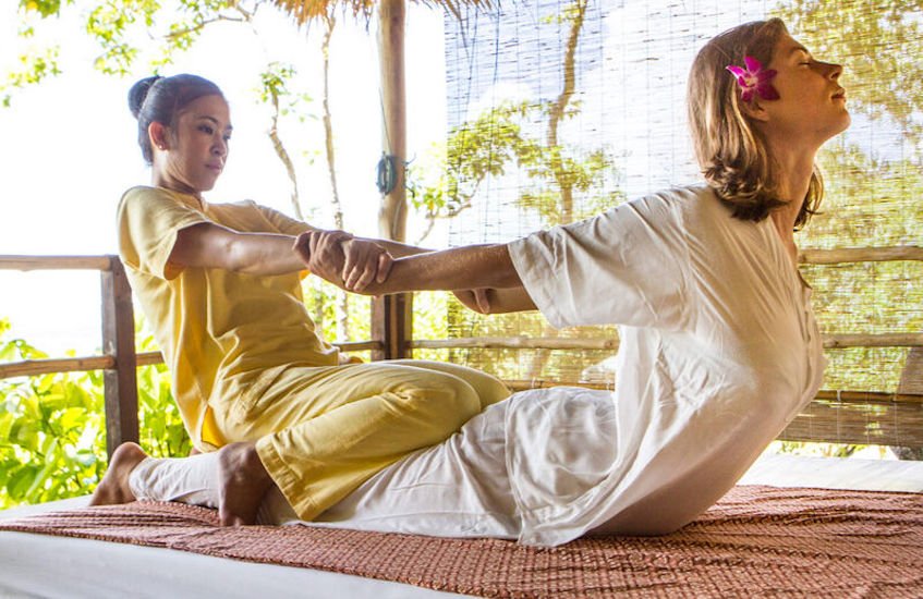 Traditional Thai Massage Therapy at Kamalaya, Koh Samui, Thailand