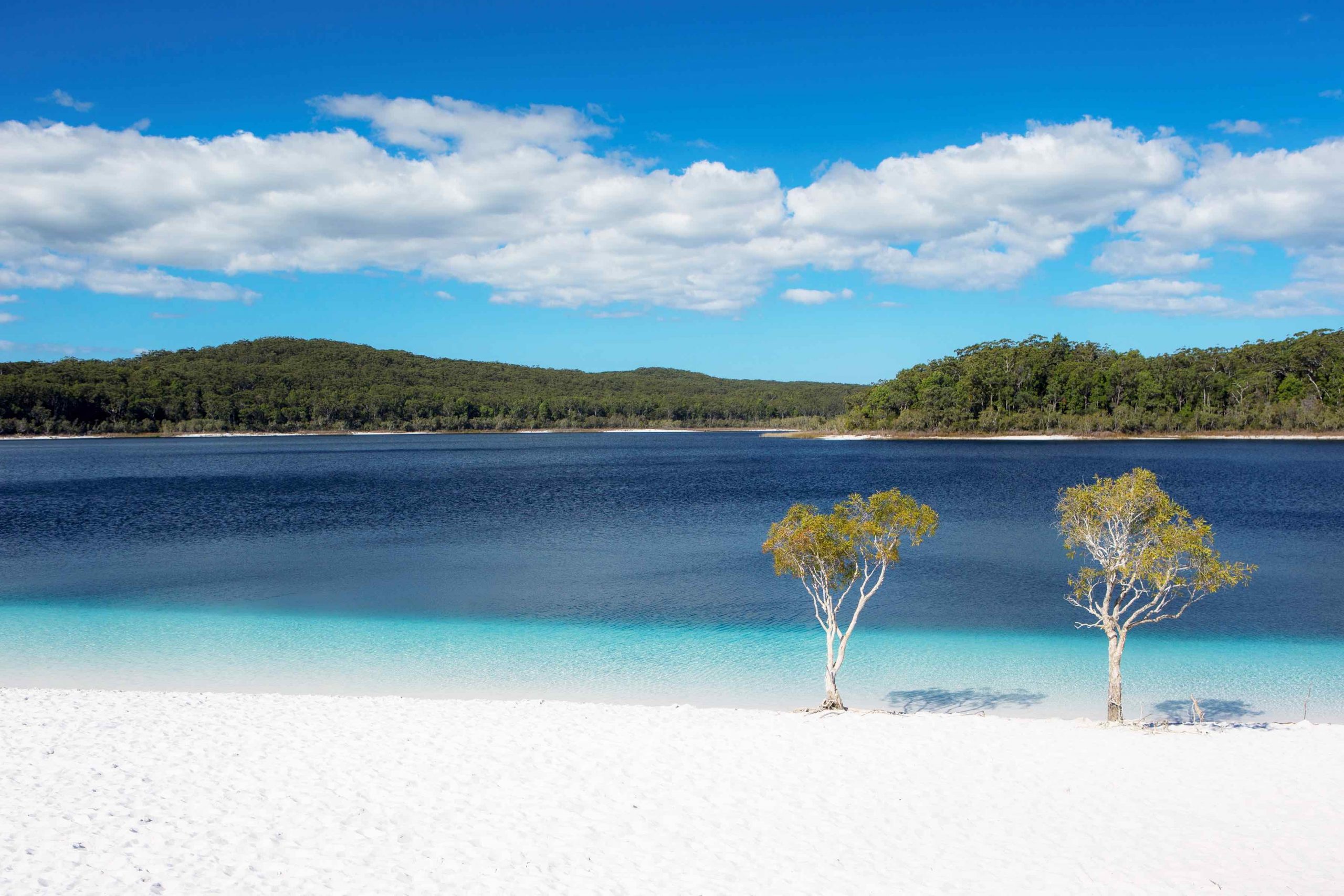 Photo of Lake Mackenzie on Fraser Island