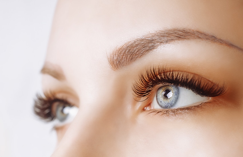 Healthy long lashes