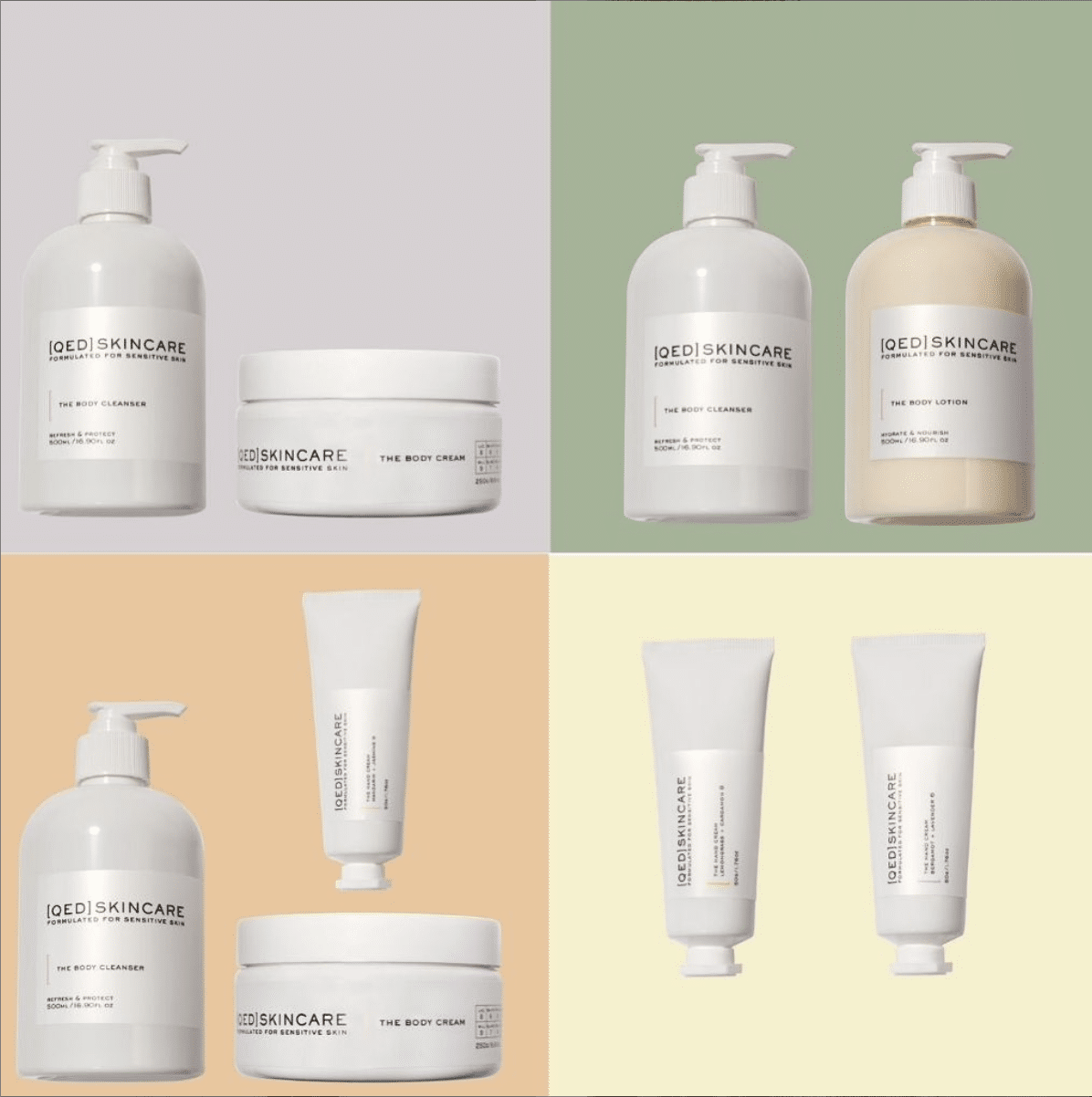 QED Skincare for itchy winter skin